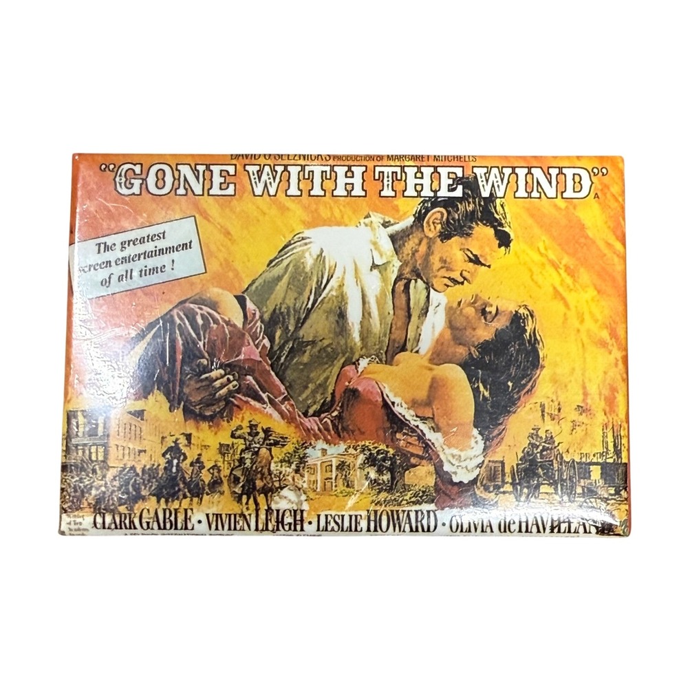 Gone With The Wind Magnet Movie‎ Memorabilia Clark Gable Vintage USA Made
